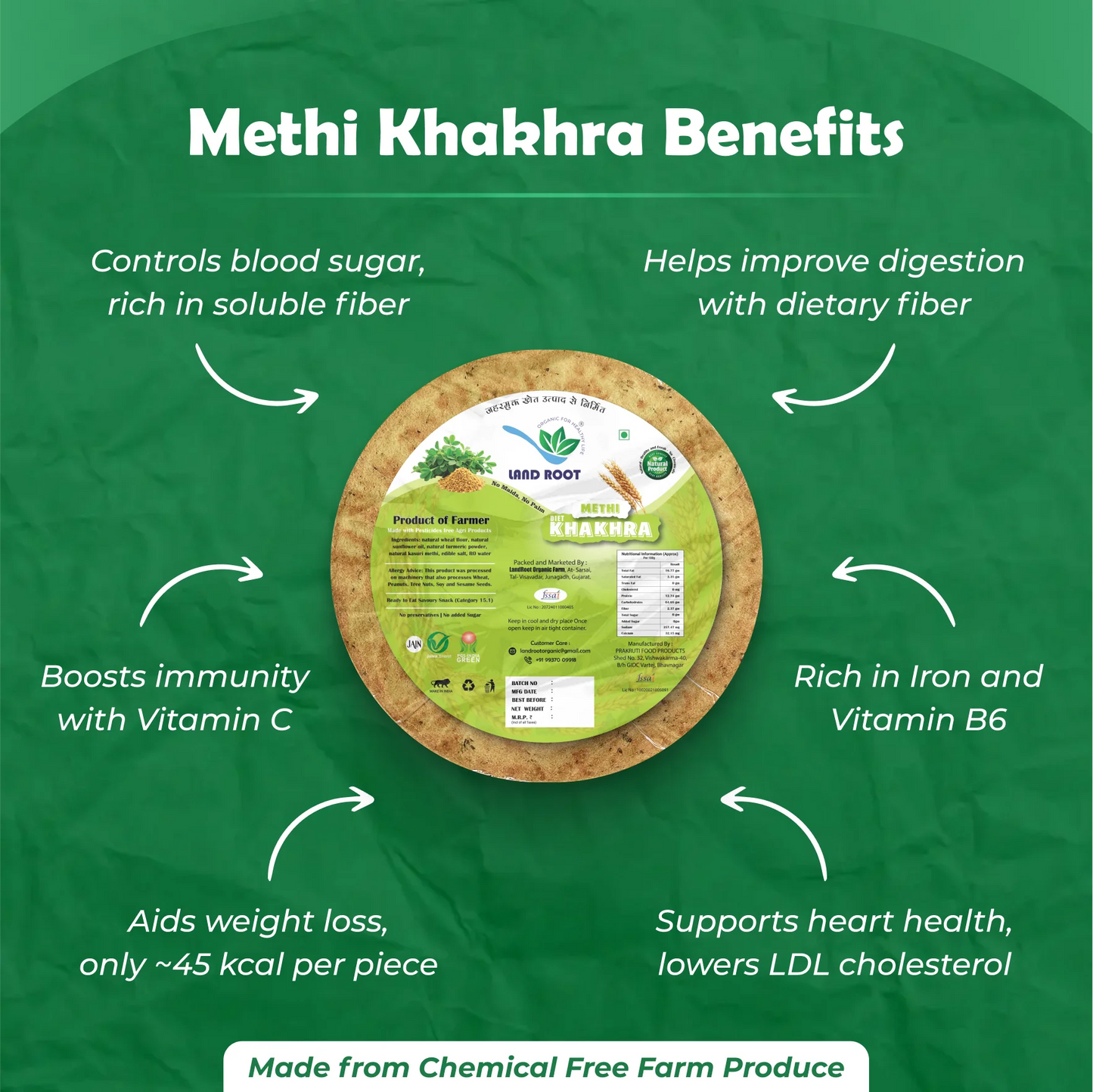 Methi Diet Khakhra