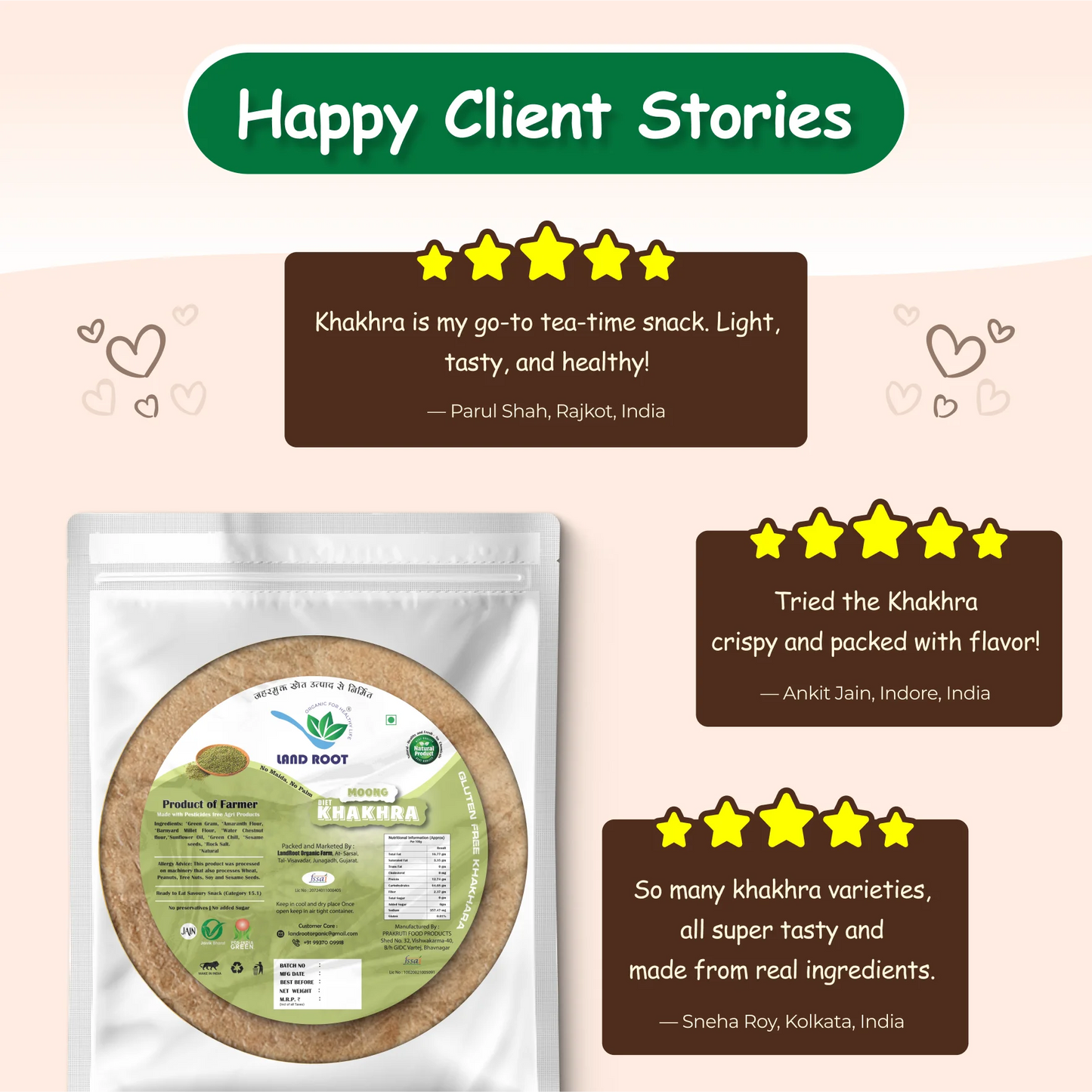 Gluten Free Moong Diet Khakhra