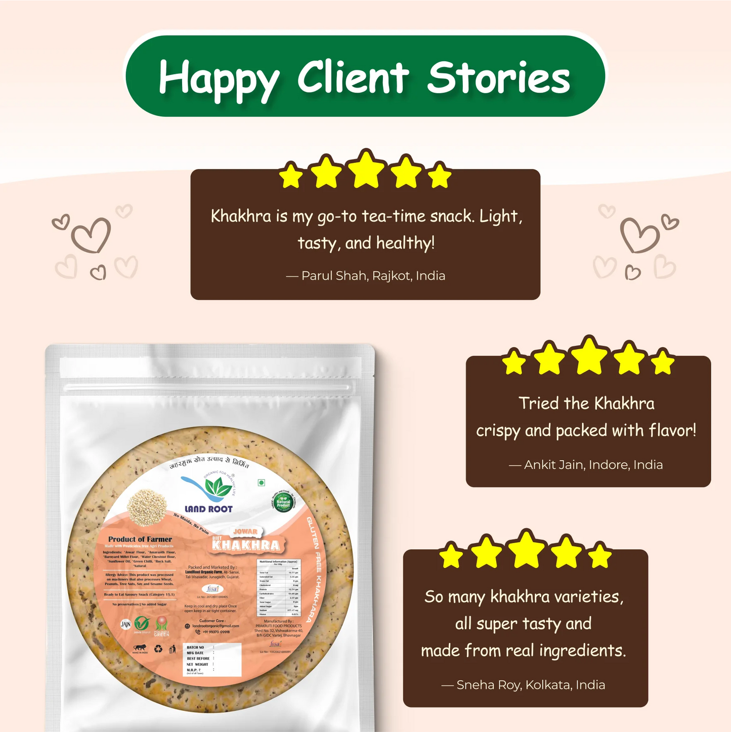 Gluten Free Jowar Diet Khakhra
