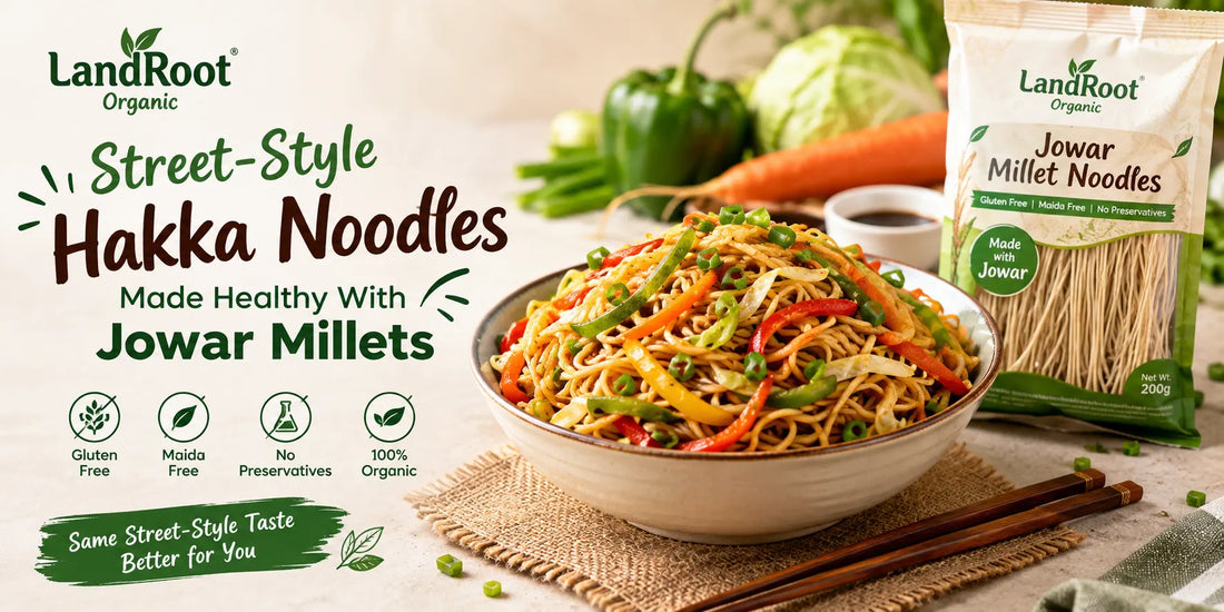Street-Style Hakka Noodles Made Healthy With Jowar Millets