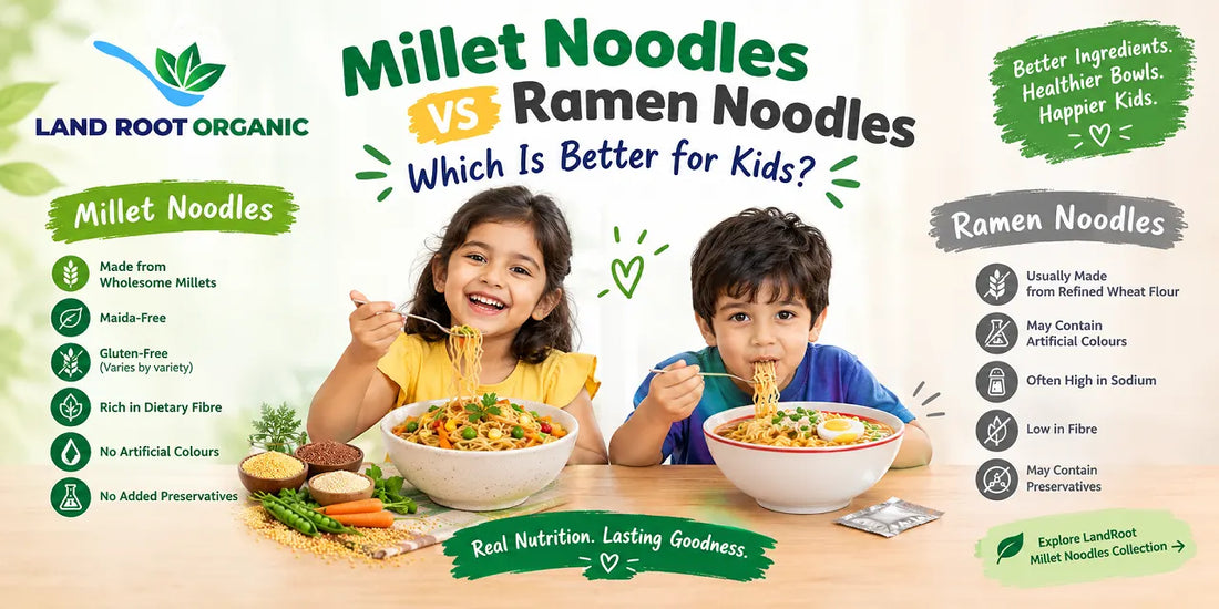 Millet Noodles vs Ramen Noodles