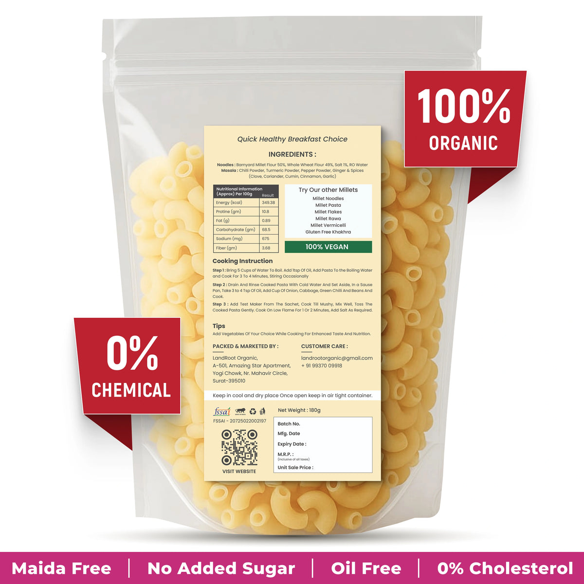 Barnyard Millet Pasta