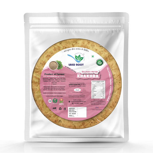 Gluten Free Bajra Methi Diet Khakhra