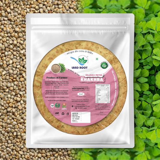 Gluten Free Bajra Methi Diet Khakhra
