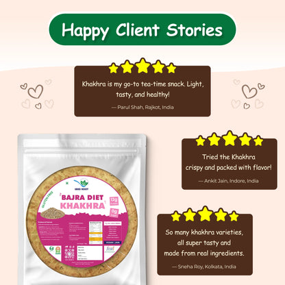 Organic Gluten Free Bajra Methi Diet Khakhra