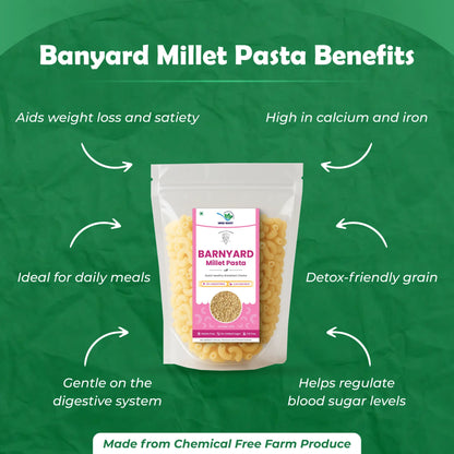 Organic Barnyard Millet Pasta