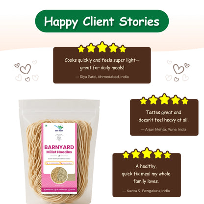 Organic Barnyard Millet Noodles
