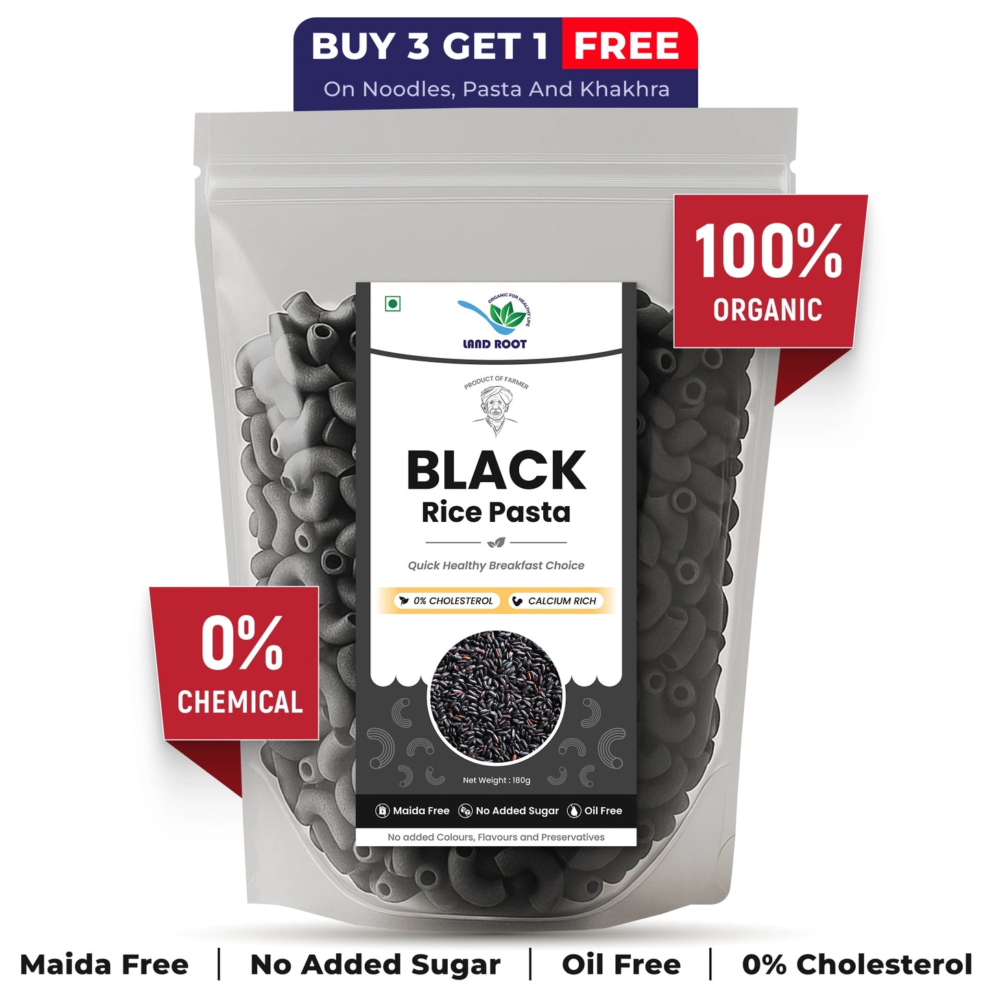 Organic Black Rice Pasta