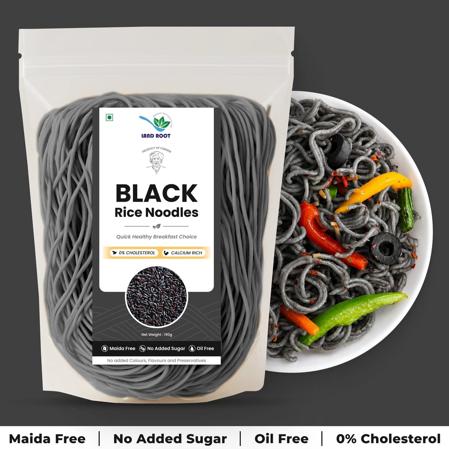 Black Rice Noodles