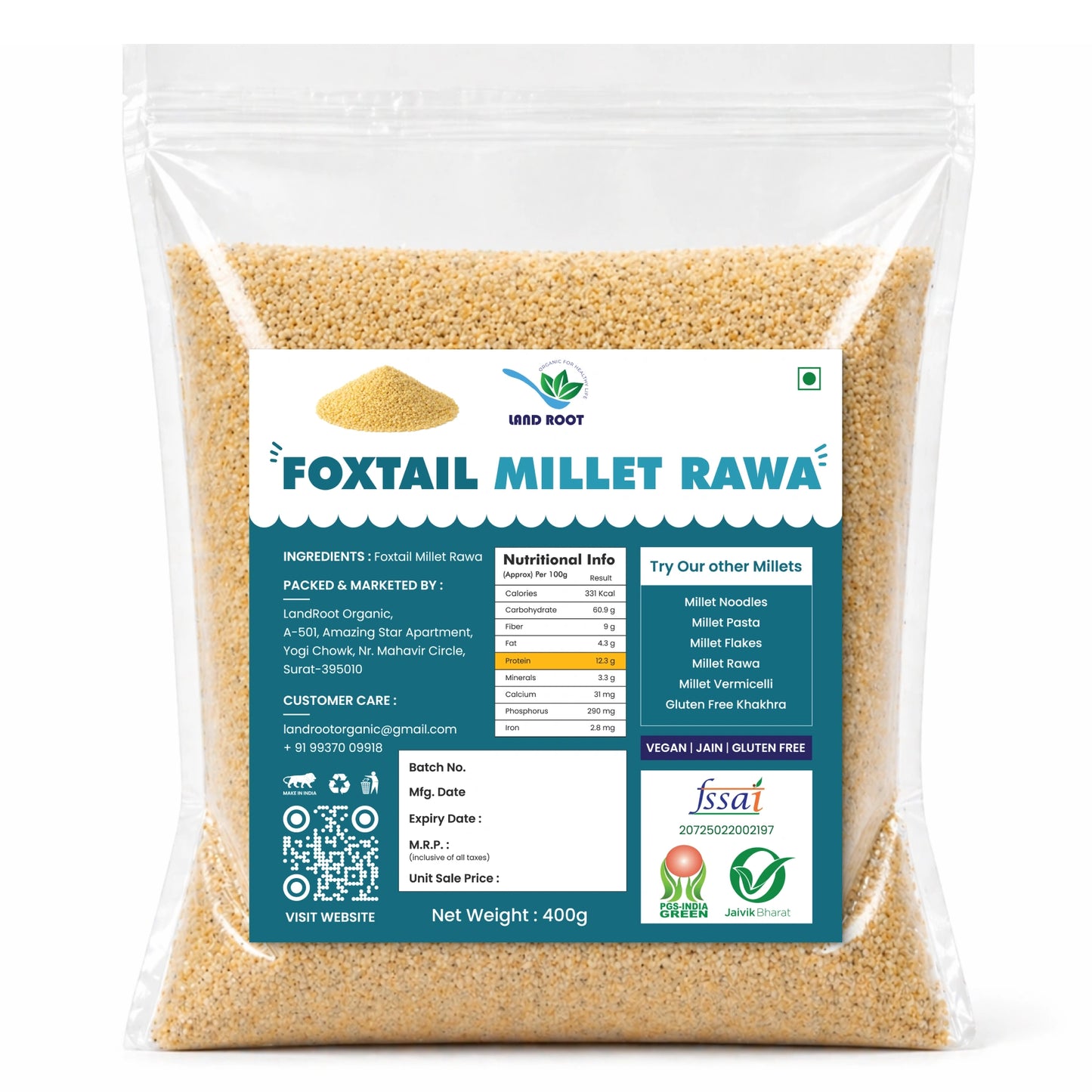 Foxtail Millet Rawa