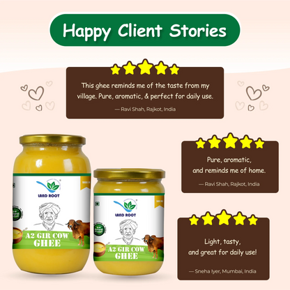 A2 Gir Cow Ghee (Vedic Bilona Method/Cultured Ghee)
