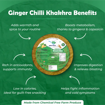 Ginger Chilli Diet Khakhra