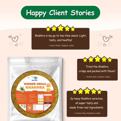 Organic Ginger Chilli Diet Khakhra