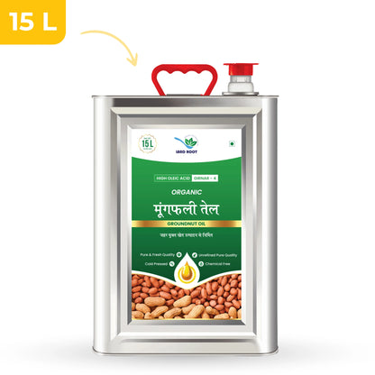 Organic High Oleic Acid Groundnut Oil