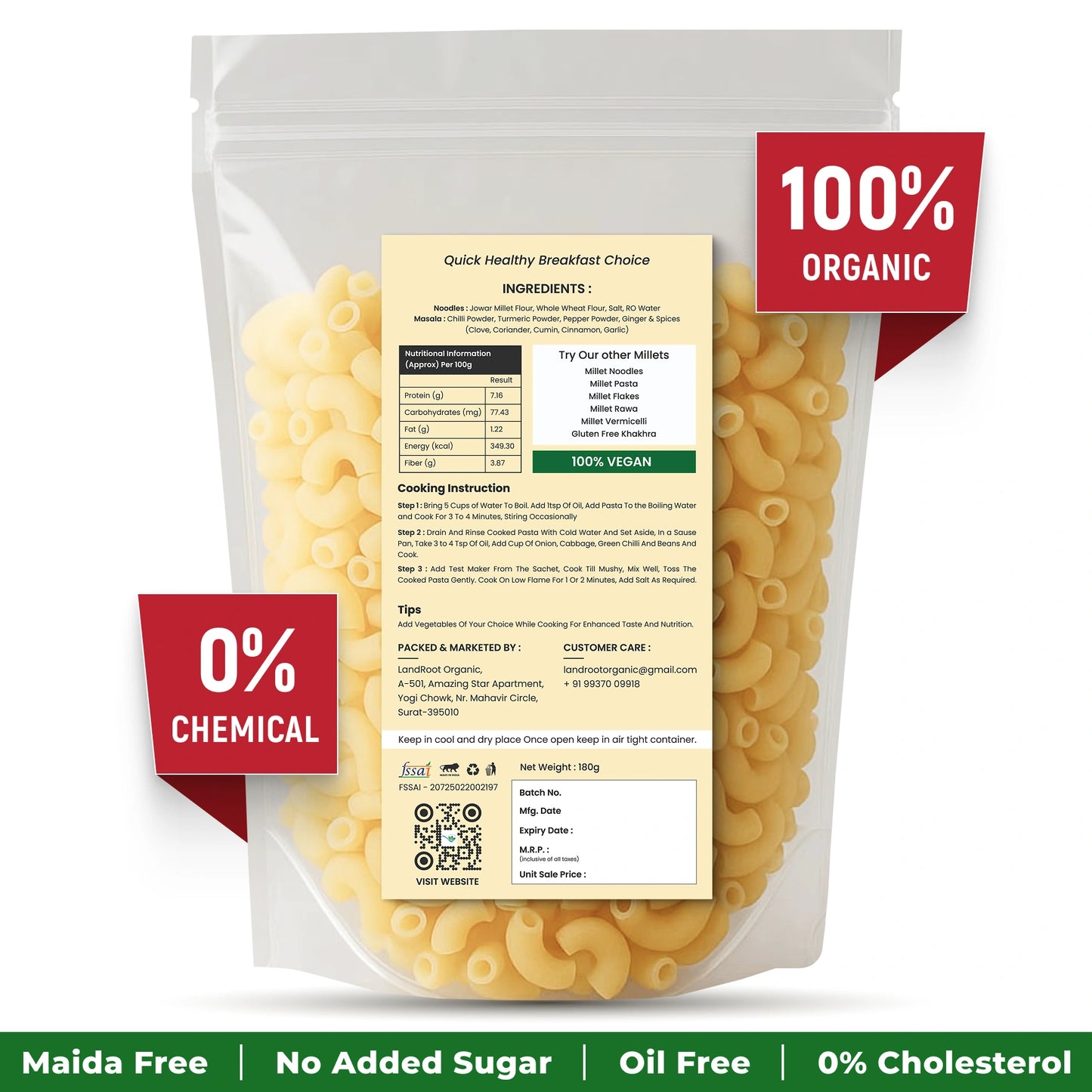 Jowar Millet Pasta