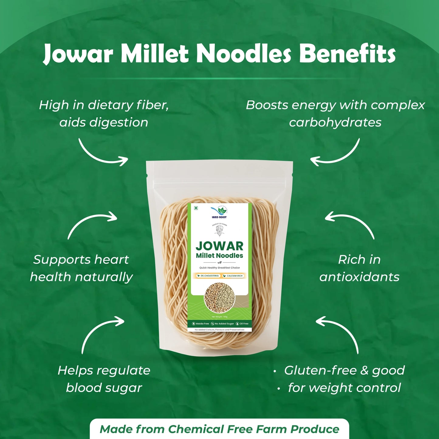 Organic Jowar Millet Noodles