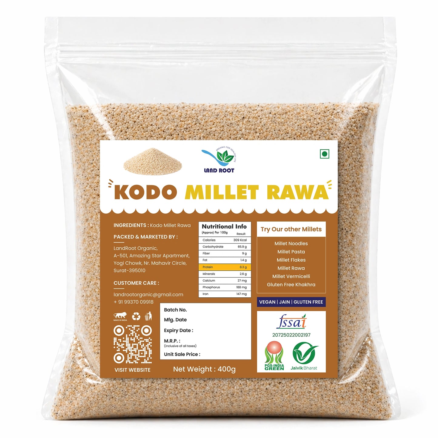 Kodo Millet Rawa