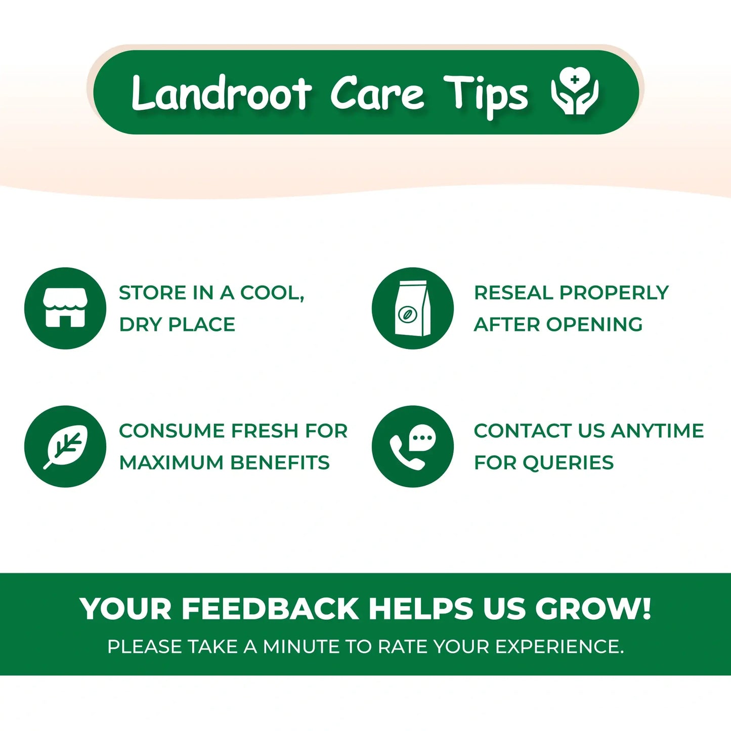 Organic Landroot Tips