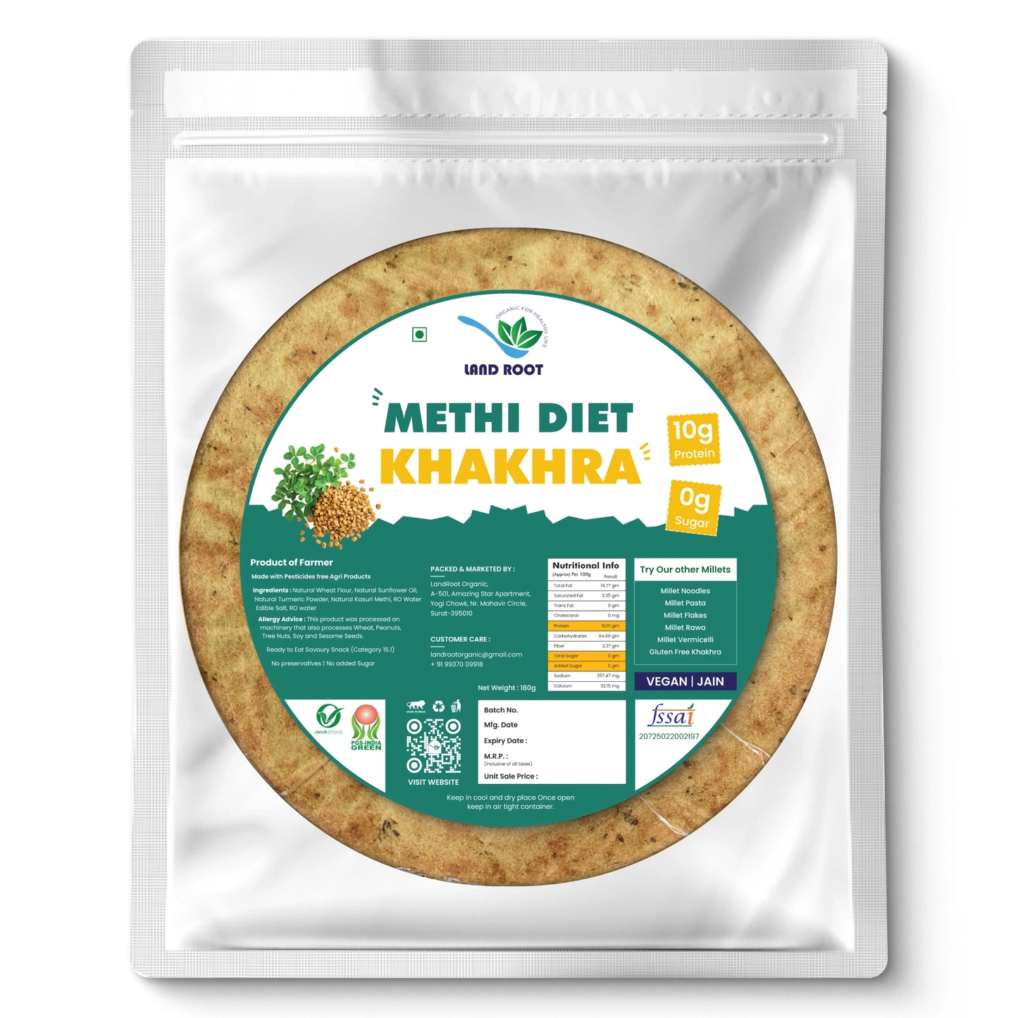 Methi Diet Khakhra