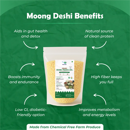 Moong Dal Mogar (Yellow Green Gram Dal)