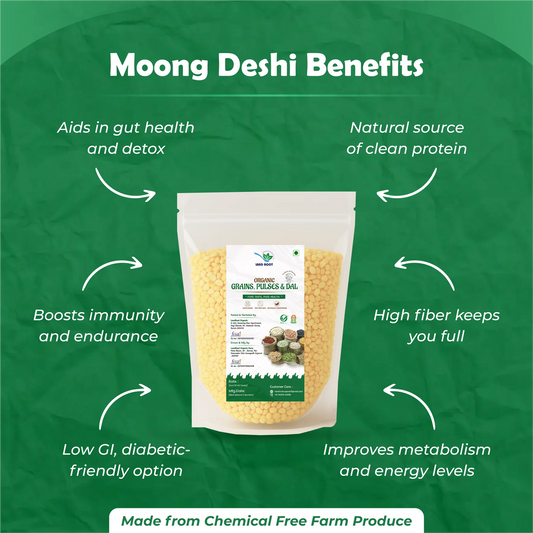Moong Dal Mogar (Yellow Green Gram Dal)