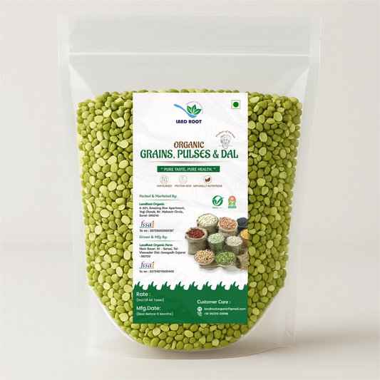Moong Dal With Skin (Green Gram Split)