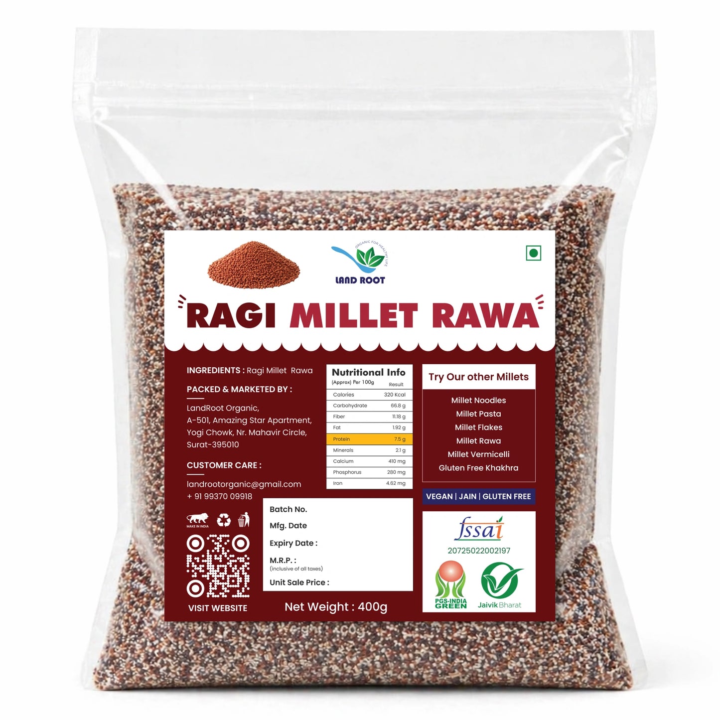 Ragi Millet Rawa