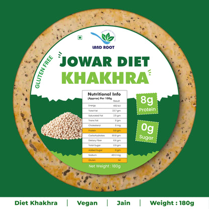 Jowar Diet Khakhra - Gluten Free