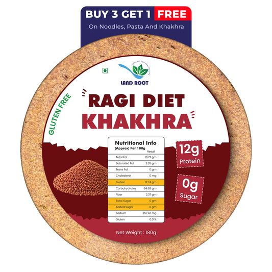 Organic Gluten Free Ragi Diet Khakhra
